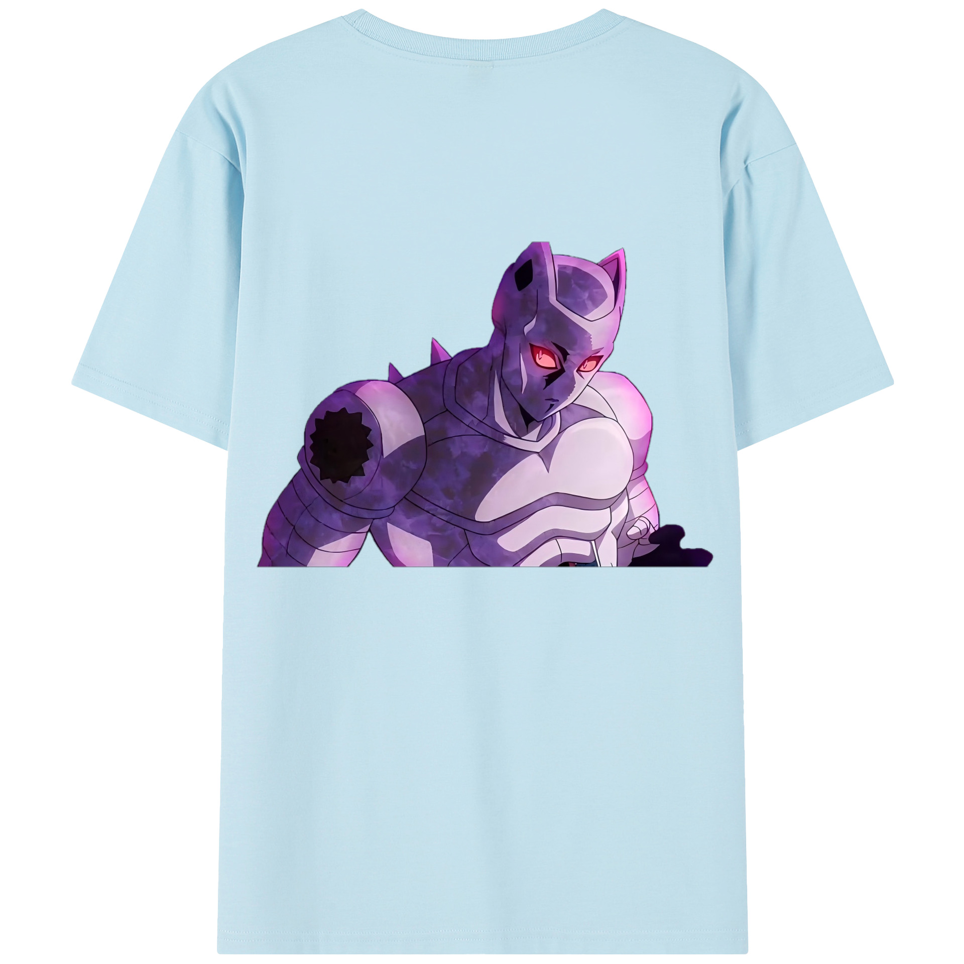 （画像用） ジョジョの奇妙な冒険 きら よしかげ JoJo's Bizarre Adventure Kira Yoshikage 綿100％半袖Tシャツ（背面プリント）